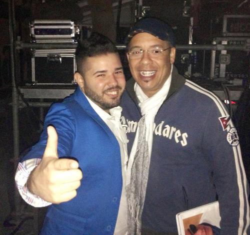 Con Issac Delgado